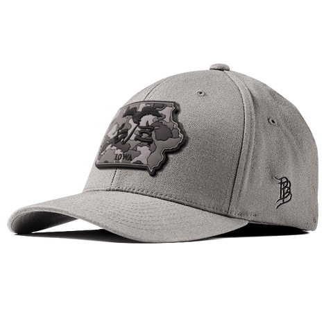 Iowa Camo PVC Flexfit Fitted