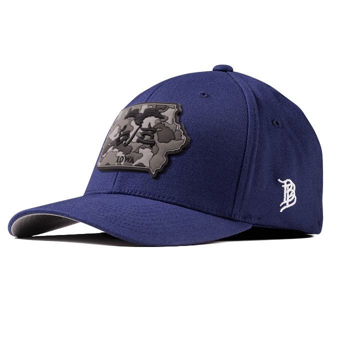 Iowa Camo PVC Flexfit Fitted