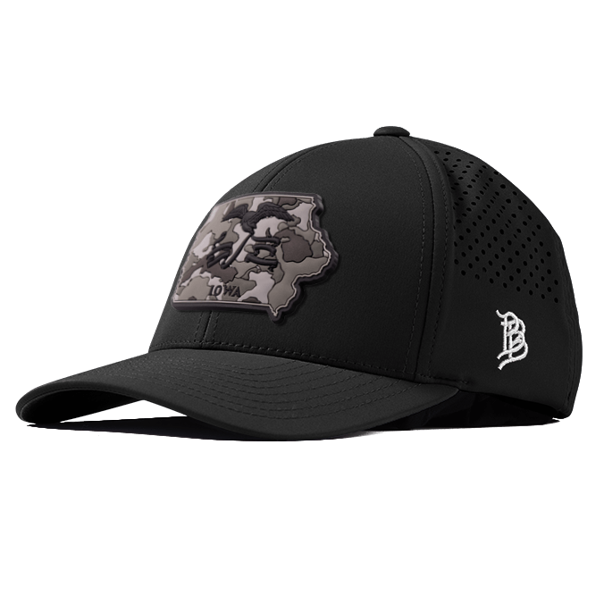 Iowa Camo PVC Curved Performance Hat