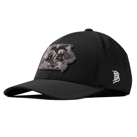 Iowa Camo PVC Curved Performance Hat