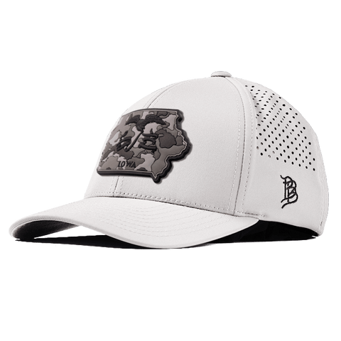 Iowa Camo PVC Curved Performance Hat