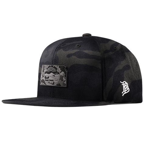 Kansas Camo PVC Classic Snapback