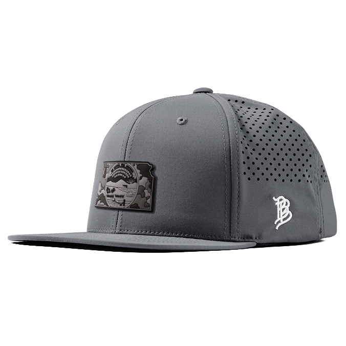 Kansas Camo PVC Flat Performance Hat