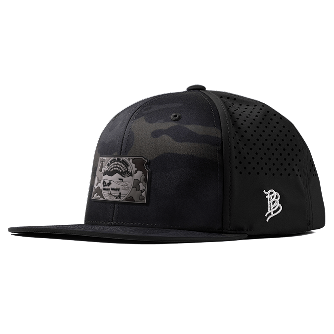 Kansas Camo PVC Flat Performance Hat