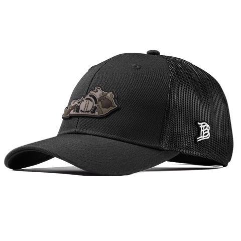 Kentucky Camo PVC Curved Trucker