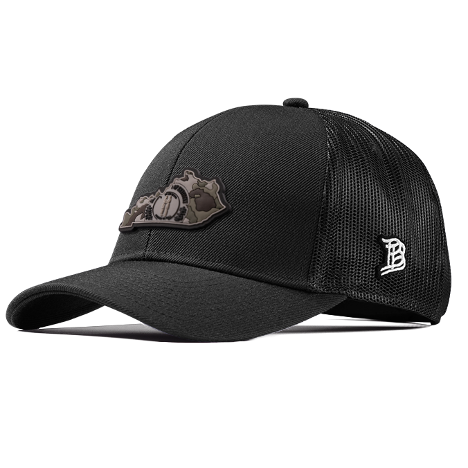 Kentucky Camo Flexfit Snapback Trucker Back CURVED