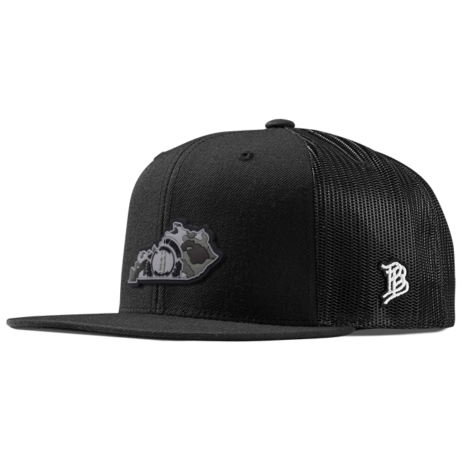 Kentucky Camo PVC Flat Trucker