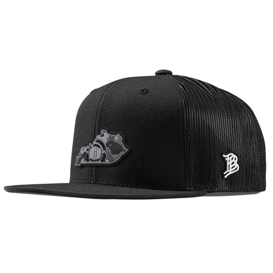 Kentucky Camo PVC Flat Trucker