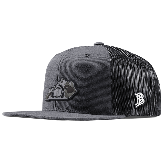 Kentucky Camo PVC Flat Trucker