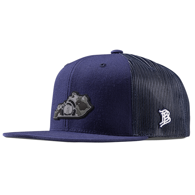 Kentucky Camo PVC Flat Trucker