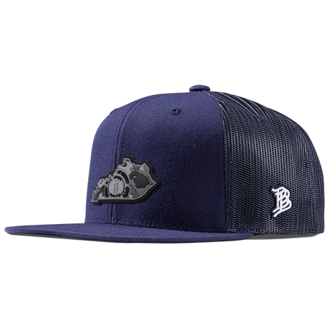 Kentucky Camo PVC Flat Trucker