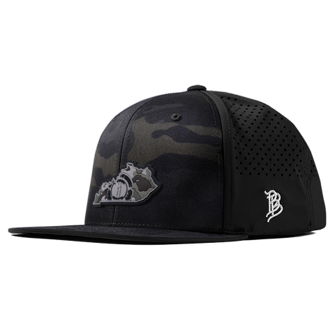 Kentucky Camo PVC Flat Performance Hat