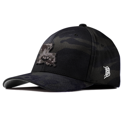 Louisiana Camo PVC Flexfit Fitted