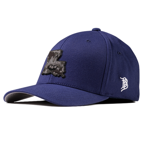 Louisiana Camo PVC Flexfit Fitted