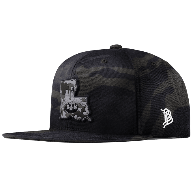 Louisiana Camo PVC Classic Snapback