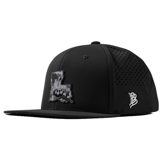 Louisiana Camo PVC Flat Performance Hat