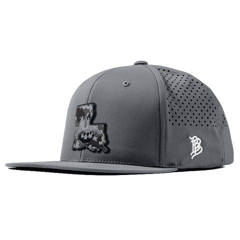 Louisiana Camo PVC Flat Performance Hat