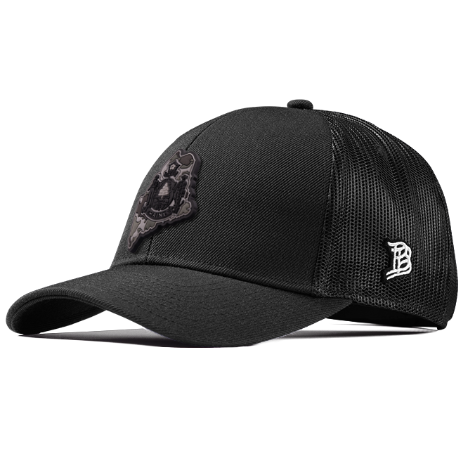 Maine Camo Flexfit Snapback Trucker Back CURVED