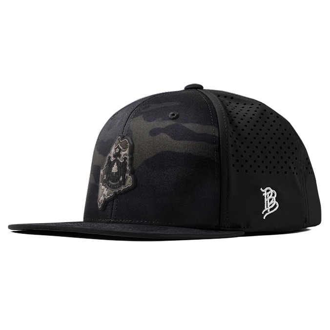 Maine Camo PVC Flat Performance Hat