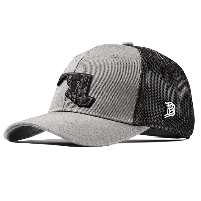 Maryland Camo PVC Curved Trucker
