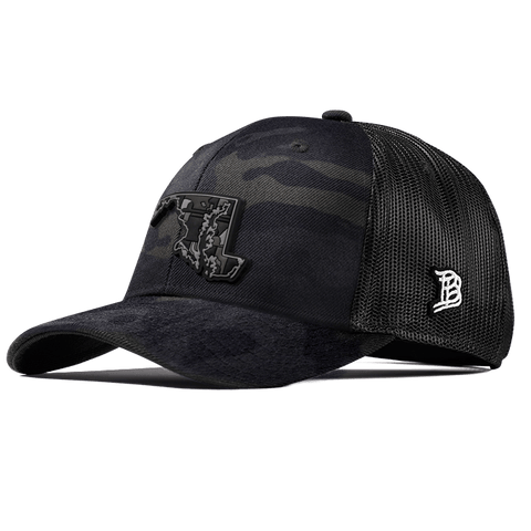 Maryland Camo PVC Curved Trucker