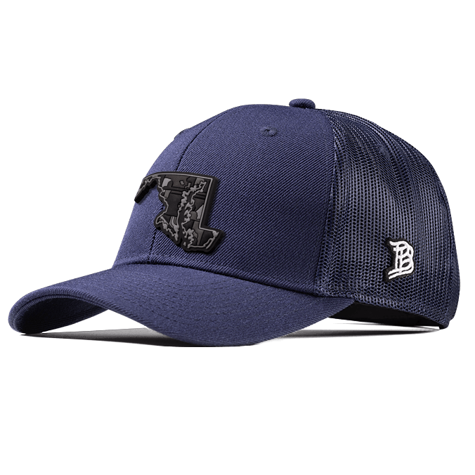 Maryland Camo PVC Curved Trucker