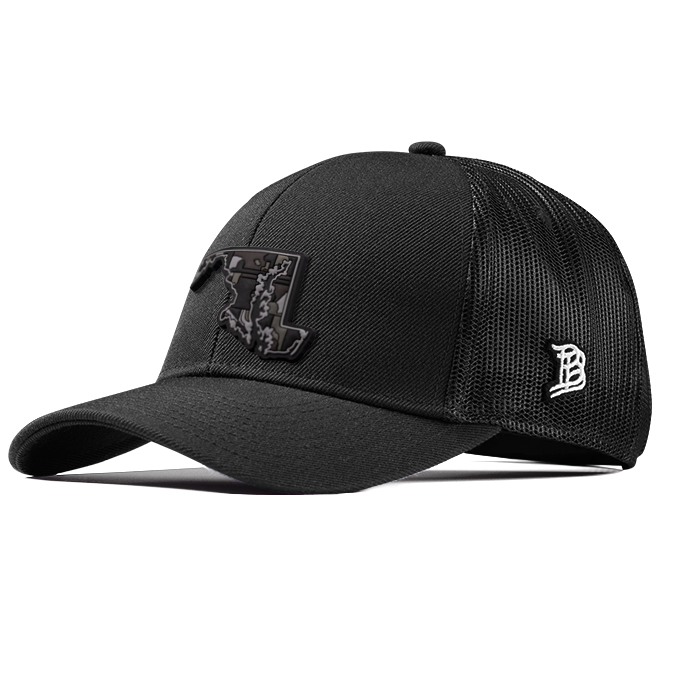 Maryland Camo Flexfit Snapback Trucker Back CURVED