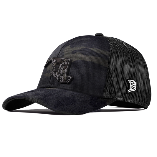 Maryland Camo Flexfit Snapback Trucker Back CURVED