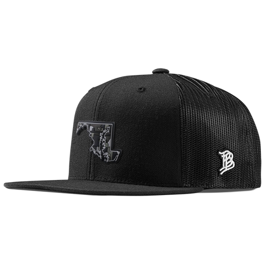 Maryland Camo PVC Flat Trucker