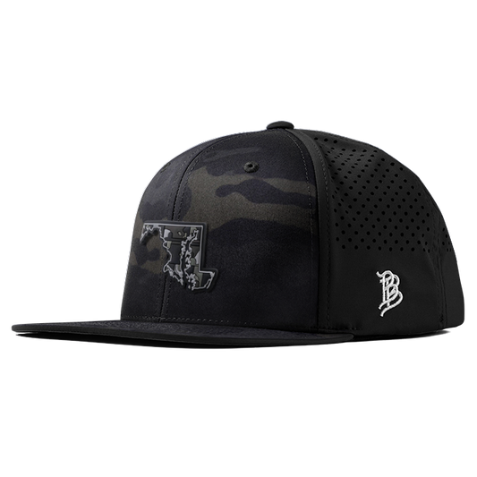 Maryland Camo PVC Flat Performance Hat