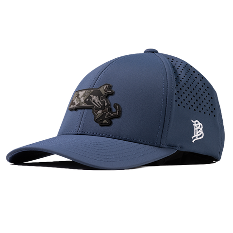 Massachusetts Camo PVC Curved Performance Hat