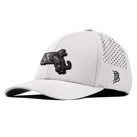 Massachusetts Camo PVC Curved Performance Hat