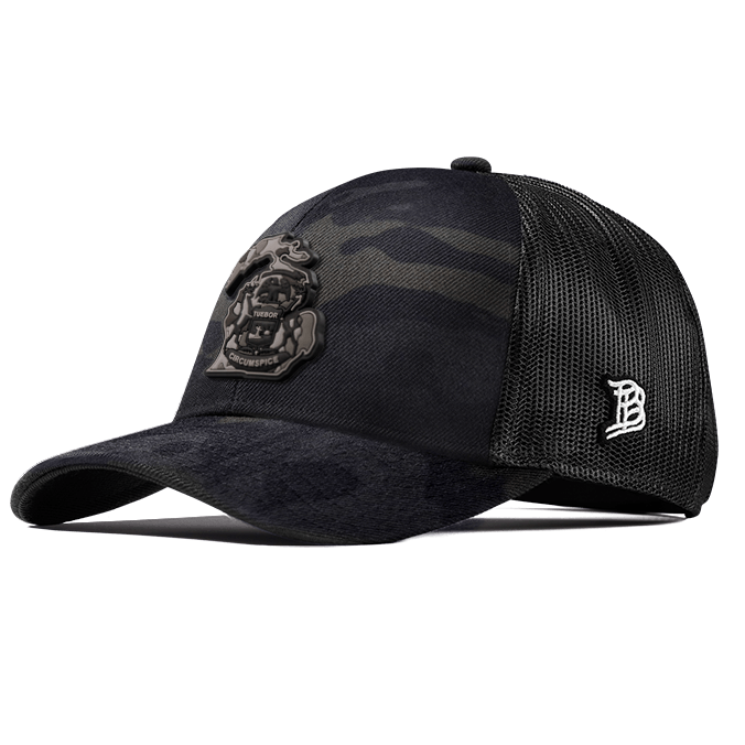 Michigan Camo Flexfit Snapback Trucker Back CURVED