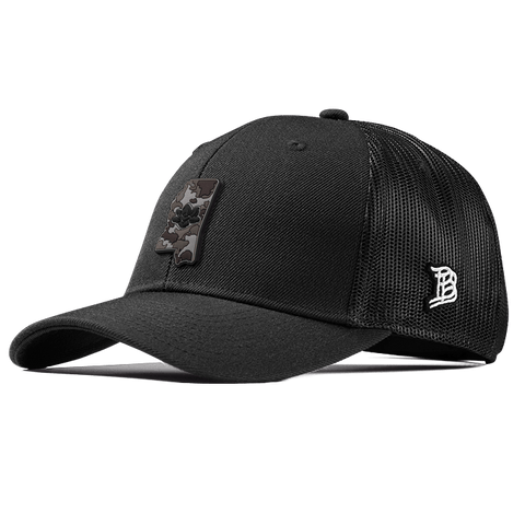 Mississippi Camo PVC Curved Trucker
