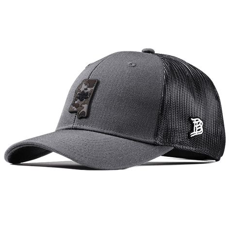 Mississippi Camo PVC Curved Trucker