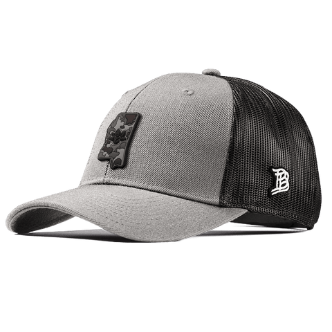 Mississippi Camo PVC Curved Trucker