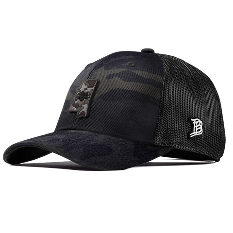 Mississippi Camo PVC Curved Trucker
