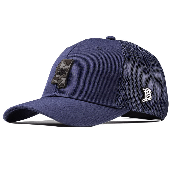 Mississippi Camo PVC Curved Trucker
