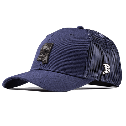 Mississippi Camo PVC Curved Trucker