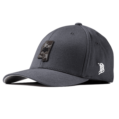 Mississippi Camo PVC Flexfit Fitted