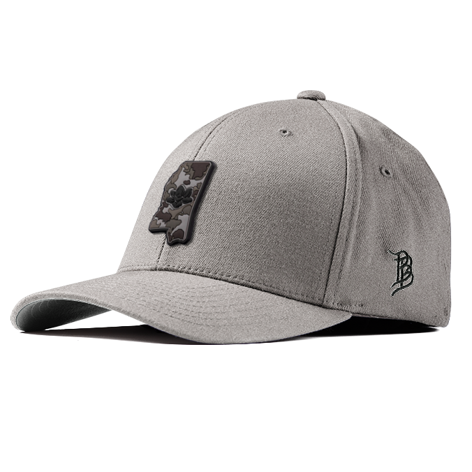 Mississippi Camo PVC Flexfit Fitted