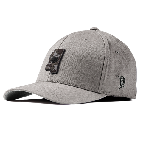 Mississippi Camo PVC Flexfit Fitted