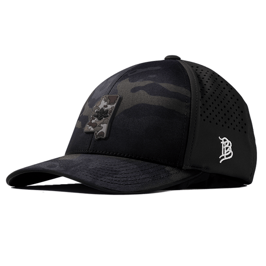 Mississippi Camo PVC Curved Performance Hat