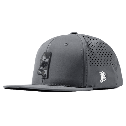 Mississippi Camo PVC Flat Performance Hat