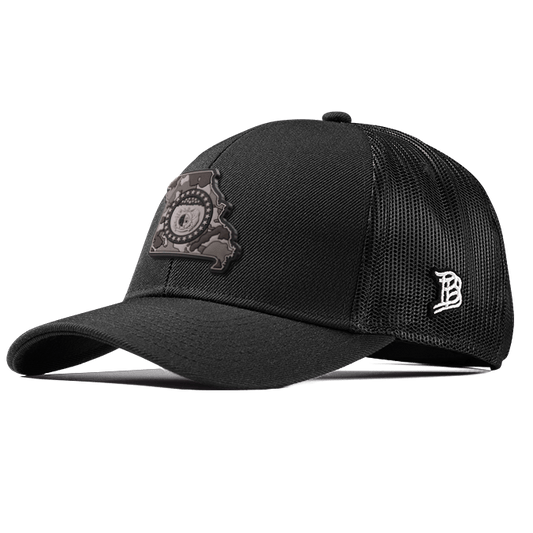 Missouri Camo Flexfit Snapback Trucker Back CURVED