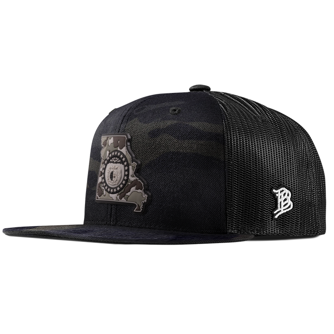 Missouri Camo PVC Flat Trucker