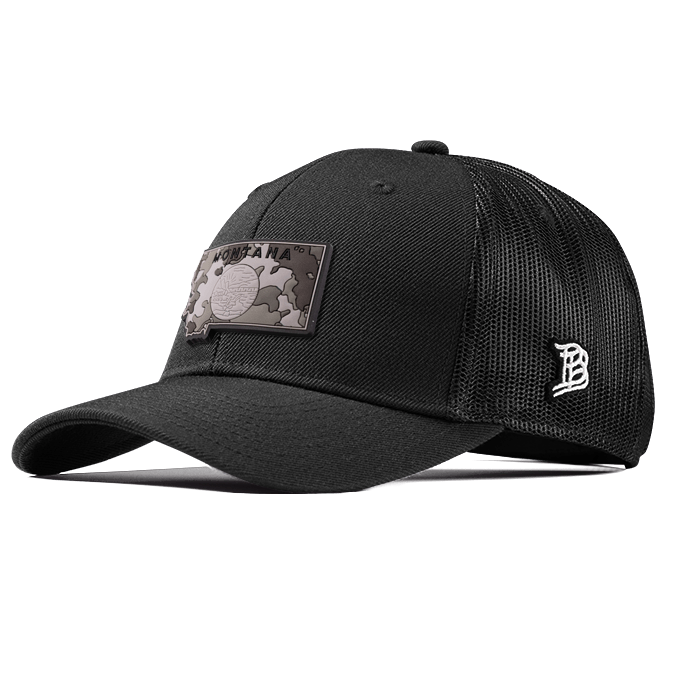 Montana Camo PVC Curved Trucker