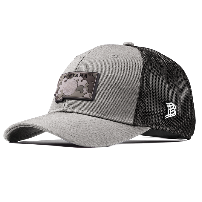 Montana Camo PVC Curved Trucker