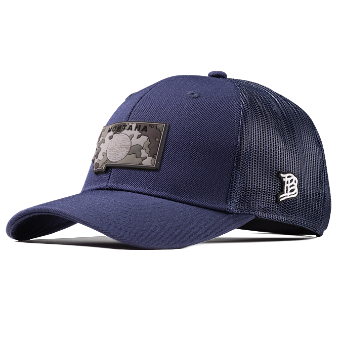 Montana Camo PVC Curved Trucker