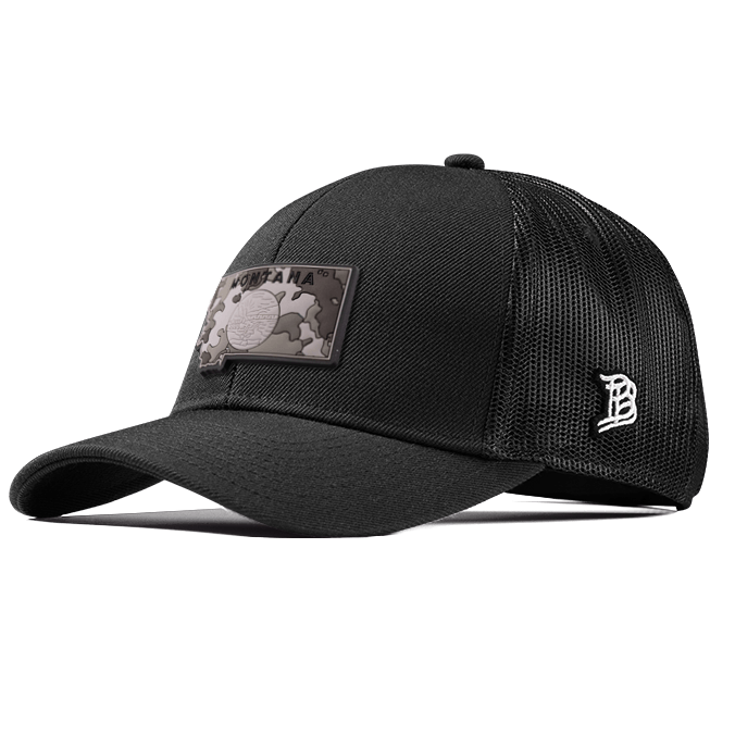Montana Camo Flexfit Snapback Trucker Back CURVED